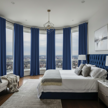 Staccato Homes Grommet Top Thermal Insulated Black Out Curtains