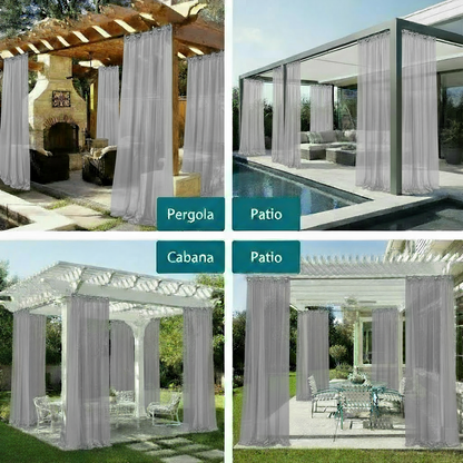 Staccato Homes Grommet Top Sheer Curtains-Luminous