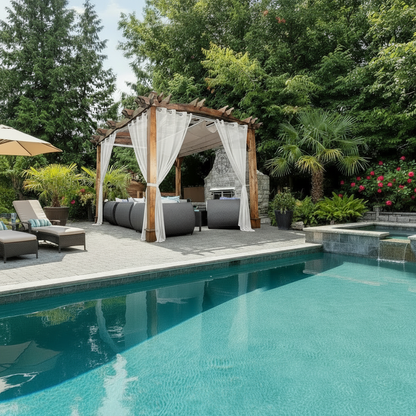 Staccato Homes Grommet Top Sheer Curtains-Luminous