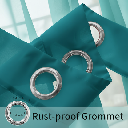 Staccato Homes Grommet Top Sheer Curtains-Essential