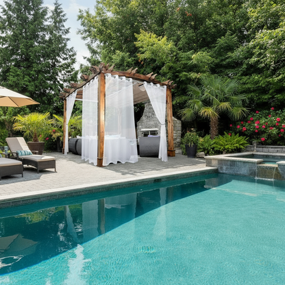 Staccato Homes Grommet Top Sheer Curtains-Luminous