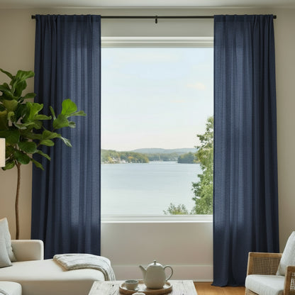Staccato Homes Rod Pocket Light Filtering Curtains