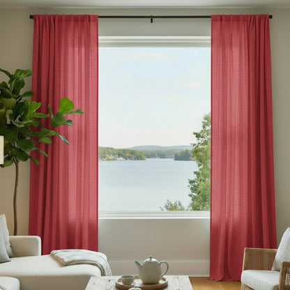 Staccato Homes Rod Pocket Light Filtering Curtains