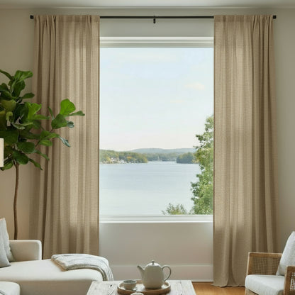 Staccato Homes Rod Pocket Light Filtering Curtains
